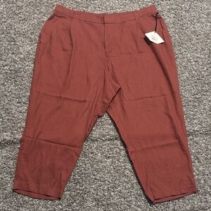 PLUS SIZE Ava & Viv  Brick Chinos Pants
